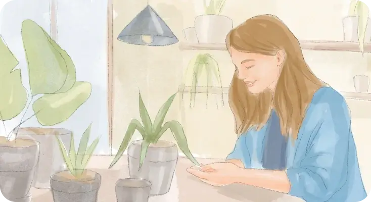 A girl who has discovered how to stop self sabotaging