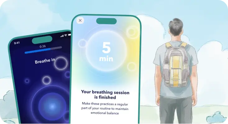 Living in the present means breathing mindfully
