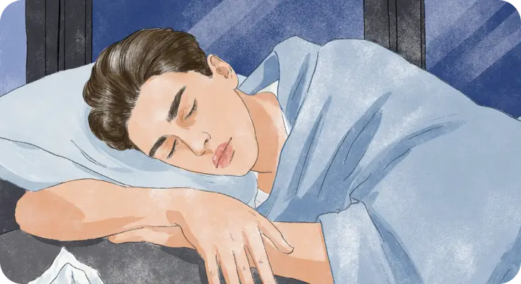 One of the ways on how to stop crying when sad is to try to get some rest 