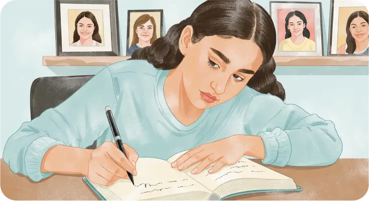 A daughter of narcissistic mother