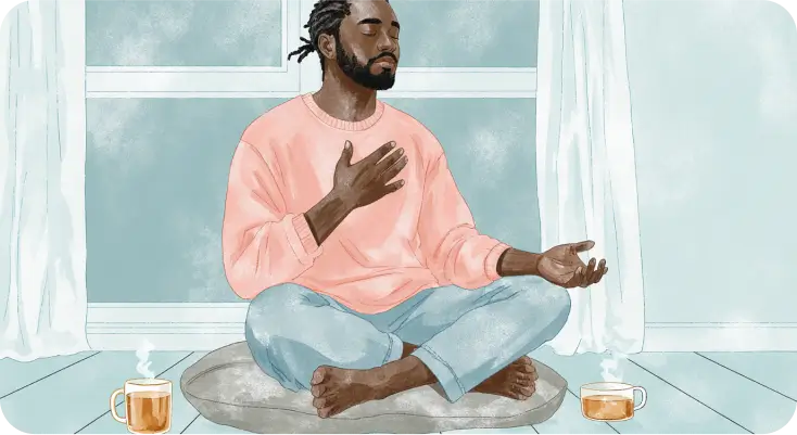 A man tries to understand how to live in the moment