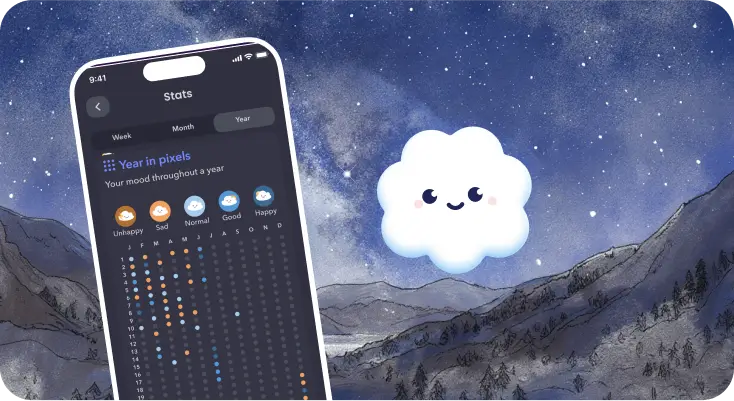 Mood stats will let you spot what negatively influences your motivation