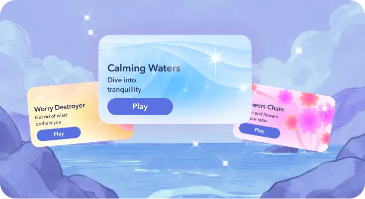 Relaxation games to calm down