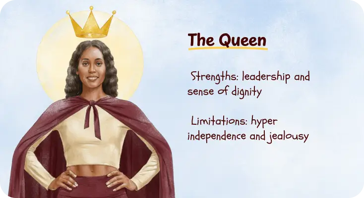 The Queen female archetype