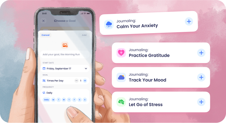 Setting up a goal with Breeze routines