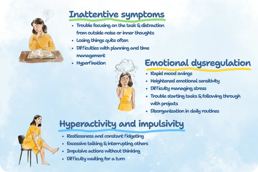 ADHD symptoms in women
