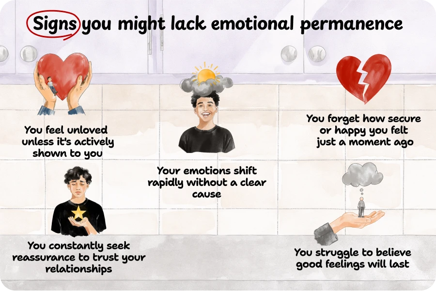 signs of emotional impermanence