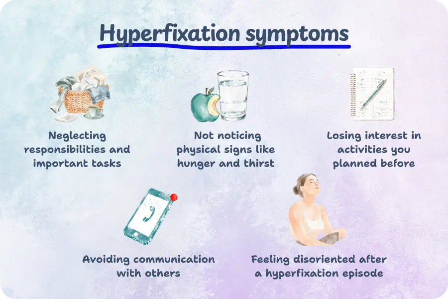 Hyperfixation symptoms