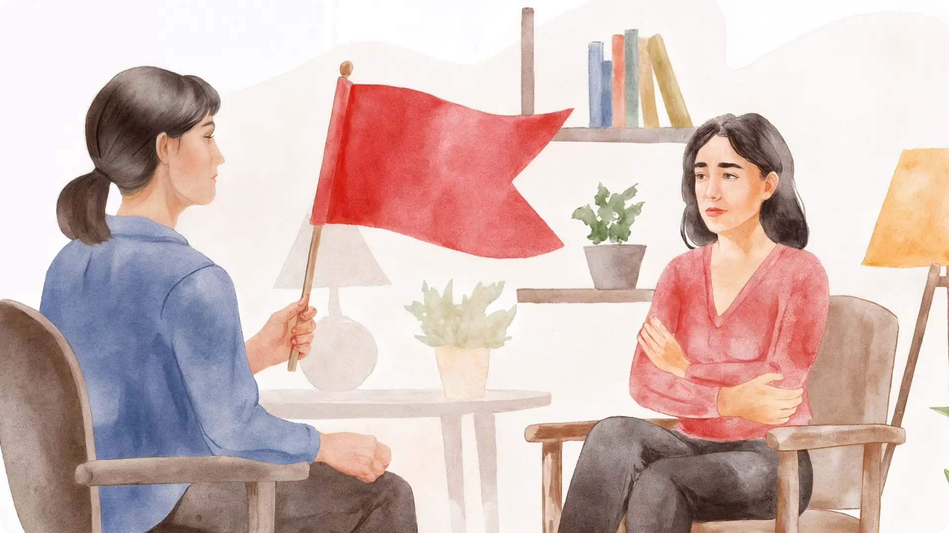 14 Therapist Red Flags You Should Avoid