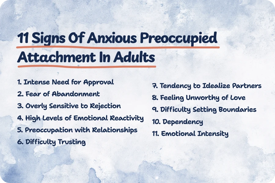Common Signs Of Anxious Preoccupied Attachment In Adults
