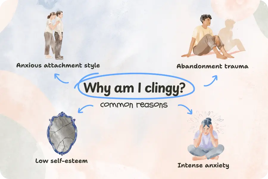 Reasons why you're too clingy
