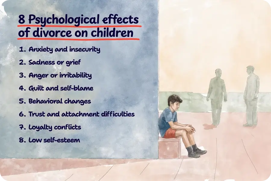 8 effects of divorce on children