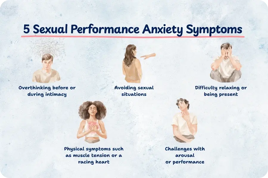 5 Sexual Performance Anxiety Symptoms