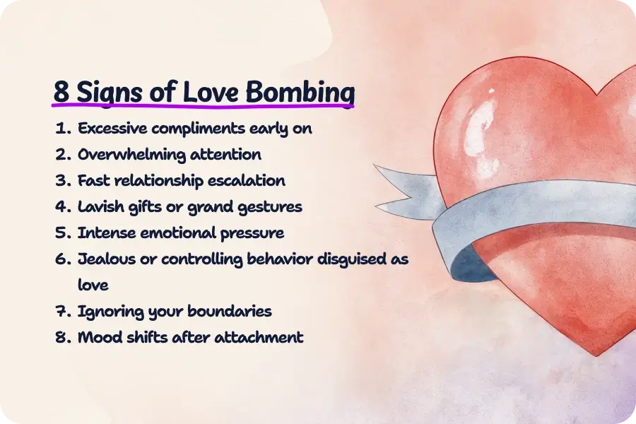 Love Bombing Signs