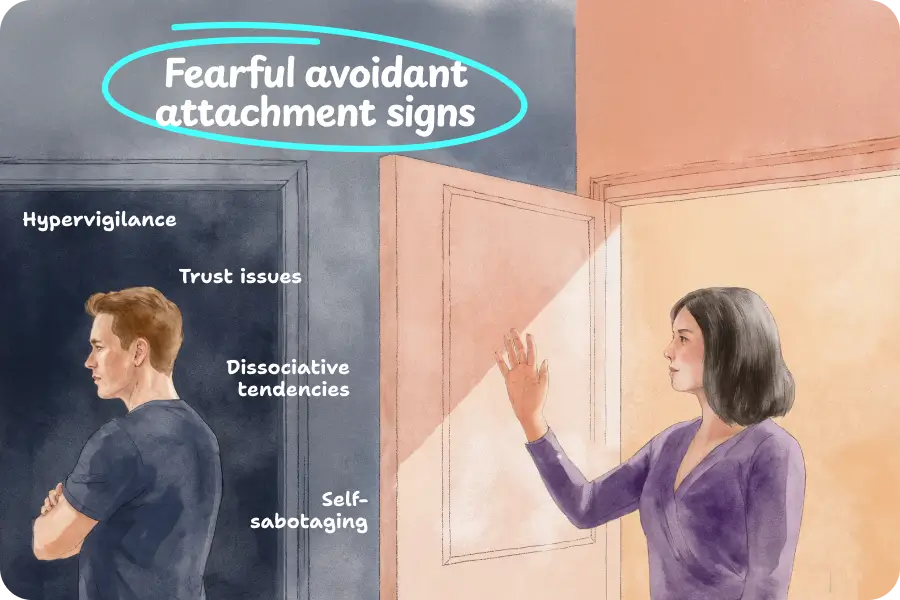 Communication with a person with fearful avoidant attachment style