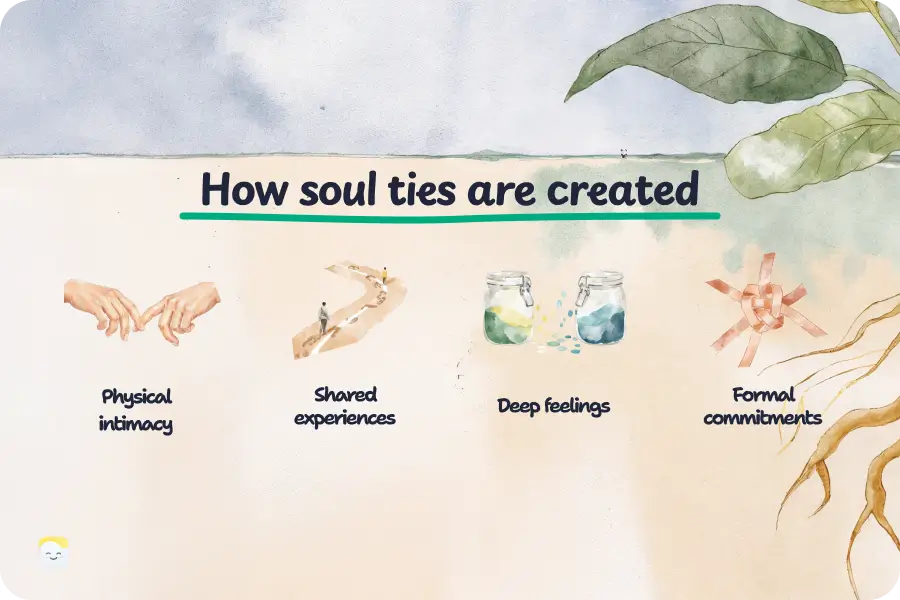 How are soul ties created?