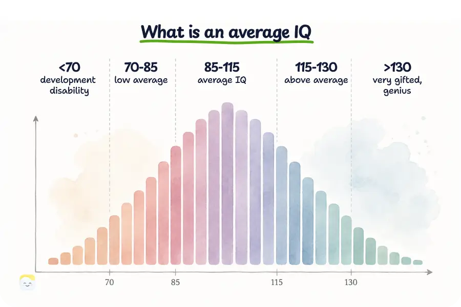 An average IQ