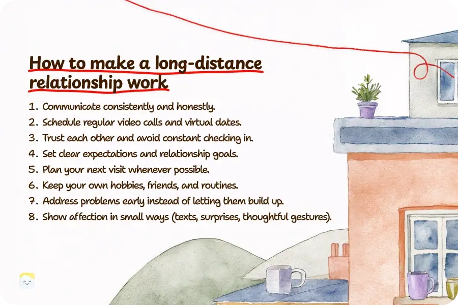 How to make a long-distance relationship work