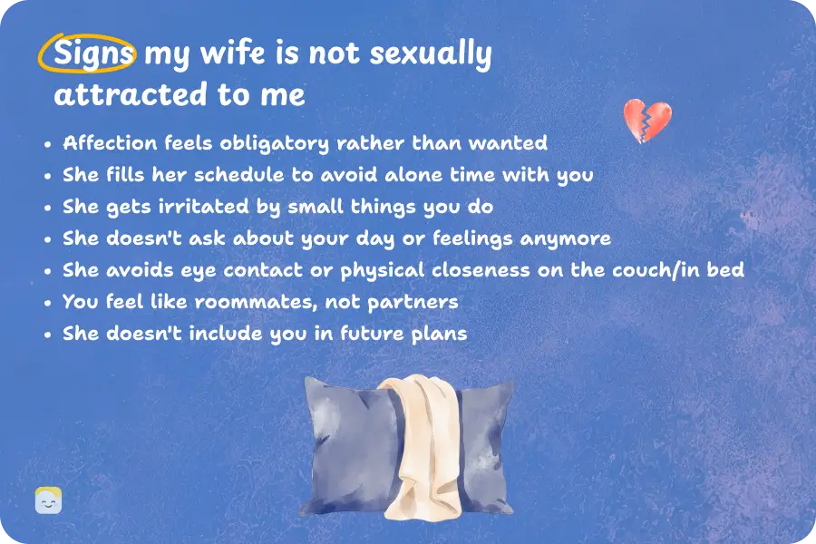 Signs that your girlfriend isn't sexually attracted to you